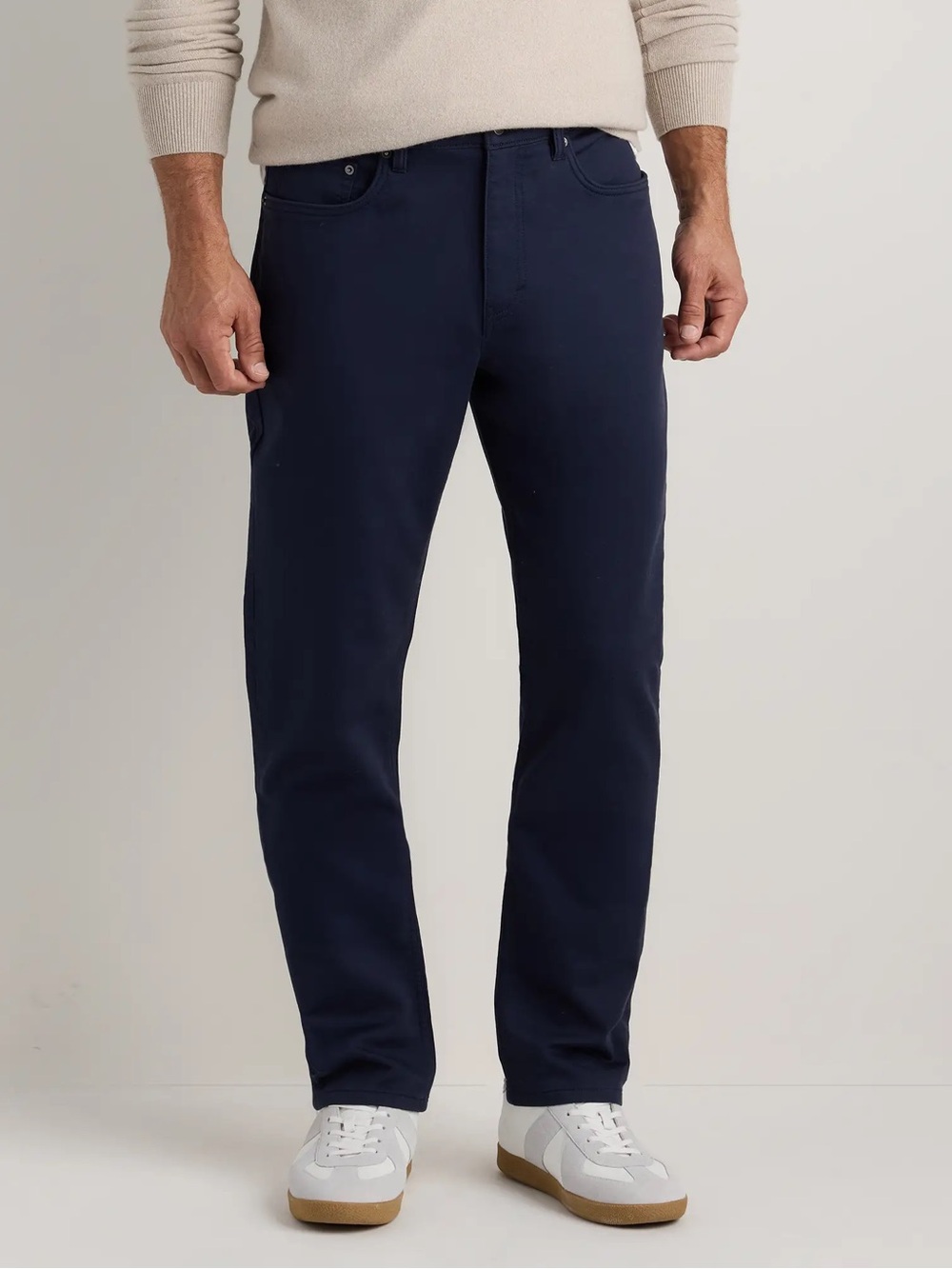 NEW Mens Quince Comfort Stretch Traveler Pants Athletic Tapered Deep Navy 30x30